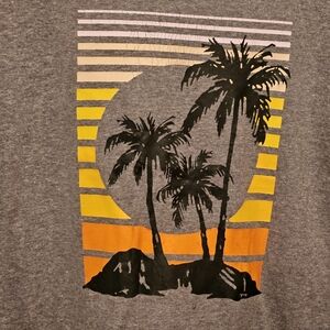 Instant Message Tropical Retro 80s Vacation Style Womens XL Womens Fit Tee